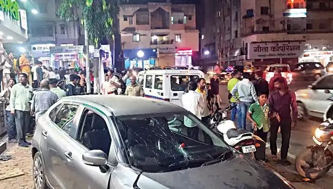 नाशिक: दारूच्या नशेत मद्यधुंद अवस्थेत कार चालकाने तब्बल पाच ते सहा गाड्यांना मारली टक्कर