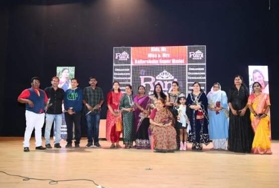 राणी इवेंट्स तर्फे, किड्स, मिस्टर, मिस, मिसेस बल्लारशाह सुपर मॉडेल 2022 फैशन शो उत्साहात संपन्न.