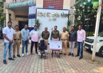 सिंहगडरोड पोलिस स्टेशन ची कामगिरी एक पिस्टल व एक जिवंत काडतुस केले हस्तगत..