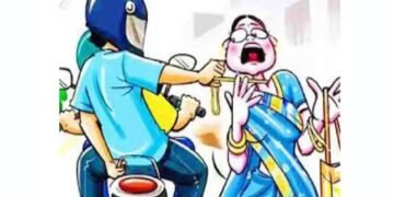 नाशिक: भरदिवसा दुचाकीवरून आलेल्या चोरट्यांनी बळजबरीने महिलांच्या गळ्यातील सोन्याची पोत खेचून नेली, महिलान मध्ये भीतीचे वातावरण.