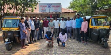 पुणे शहरात रिक्षा चोरी करणारे गुन्हेगारांना युनिट-३ कडून एकुण ६ अॅटो रिक्षासह जेरबंद