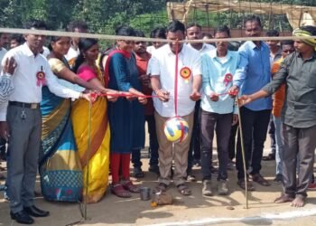 जय सेवा क्लब गोलाकर्जी यांच्या वतीने भव्य व्हलिबॉल स्पर्धेचे आयोजन.