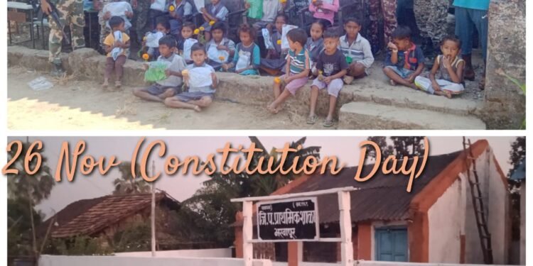 भस्वापूर येथील शाळेला गडचिरोली जिल्हा पोलीस दलातर्फे मिळाले नवीन जीवनदान.