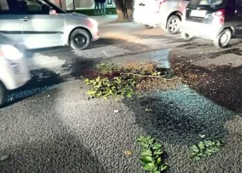 वाळूच्या डंपरने धडक दिल्याने दुचाकीवरून खाली पडलेल्या वृद्धाच्या डोक्यावरूनच डंपरचे चाक गेल्याने वृद्ध जागीच ठार.