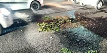 वाळूच्या डंपरने धडक दिल्याने दुचाकीवरून खाली पडलेल्या वृद्धाच्या डोक्यावरूनच डंपरचे चाक गेल्याने वृद्ध जागीच ठार.