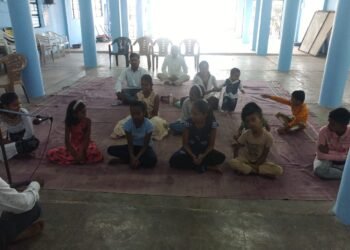 आलापल्ली येते संघमित्रा बुद्ध विहार येथे भारतीय बौद्ध महासभा तर्फे बाल संस्कार शिबिराचे आयोजन.