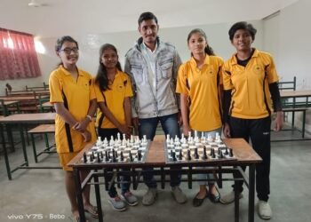 भक्ति वाटमोडे, राधा उभाड, कांचन सोगे यांची अंडर १९ चेस आणि पूर्वी धर्मदास गाढ़वे अंडर १४ जिल्हास्तरीय चेस स्पर्धा करिता निवड.