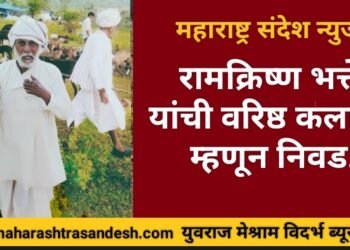 नागपूर जिल्हातील रामक्रिष्ण भक्ते यांची वरिष्ठ कलावंत म्हणून निवड.