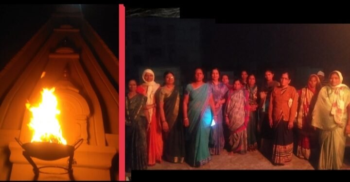 सावनेर येथील साई मंदिरात त्रिपुरी पौर्णिमा भक्ती भावाने साजरी.