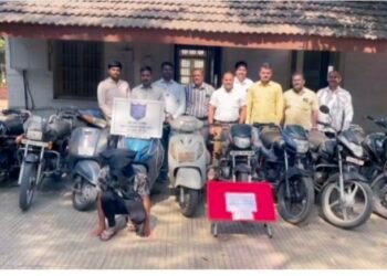 दरोडा व वाहनचोरी विरोधी पथक १ गुन्हे शाखा पुणे शहर दरोडा व वाहनचोरी विरोधी पथक १ कडुन दुचाकी चोरटा अटकेत