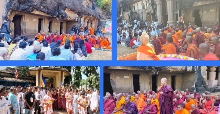 जुन्नर येथे प्रथम लेणी निवासी श्रामणेर शिबिर मोठ्या उत्साहपूर्ण वातावरणात संपन्न. हजारोच्या संख्येने नागरिकांची उपस्थिती.