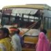 महाराष्ट्र आणि मध्य प्रदेश सीमेवर बस आणि बोलेरोचा अपघात, बसच्या सर्व काचा फुटल्या.