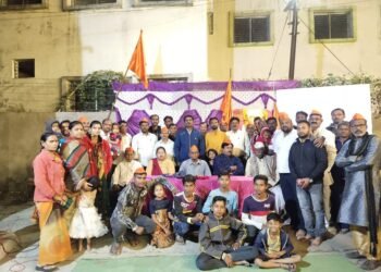 हिंगणघाट: दत्त मंदिर वॉर्ड परिसरात श्री संताजी जगनाडे महाराज यांची जयंती उत्साहात साजरी.