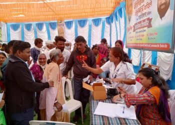 रा.काँ पक्षाचे प्रदेश सरचिटणीस अतुल वांदिले यांच्या वाढदिवसा निमित्त निशुल्क आरोग्य शिबिर, नेत्र तपासणी व बाळ रोग तपासणी शिबीर संपन्न.