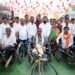 मा.खासदार शरदचंद्र पवार यांच्या वाढदिवसा निमित्त दिव्यांग बांधवांना तीन चाकी सायकल भेट. हिंगणघाट राष्ट्रवादीचा उपक्रम.