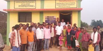 जि.प.माजी अध्यक्ष अजयभाऊ कंकडालवार यांच्या हस्ते छल्लेवाडा येतील नवीन अंगणवाडी खोलीचे उद्घाटन संपन्न.