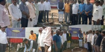 आ. सुभाष धोटेंच्या हस्ते राजुरा येथे विविध विकासकामांचे भूमीपूजन.