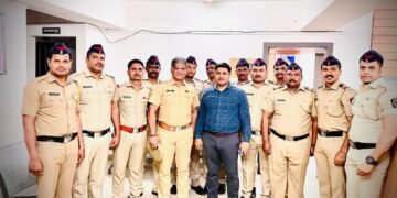 महाराष्ट्र जीवन प्राधिकरण पाणीपुरवठा योजनेचे ३ टनाचे लोखंडी पाईप चोरणारे चोरटे केले जेरबंद