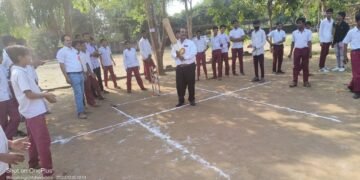 हिंगणा येथे संत गाडगेबाबा हायस्कूलमध्ये क्रीडा महोत्सवाचे आयोजित.