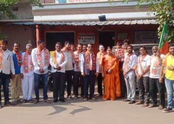 पाकिस्तानचे वाचाळवीर परराष्ट्रमंत्री बिलावल भुट्टो यांचा भाजपा राजुरा तर्फे केला निषेध, माजी आमदार अँड. धोटे व सुदर्शन निमकर यांची उपस्थिती.