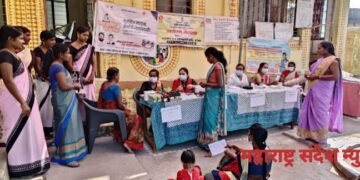 कवठाळा (विरूर.गा.) येथील आरोग्य शिबिरांना उत्स्फूर्त प्रतिसाद