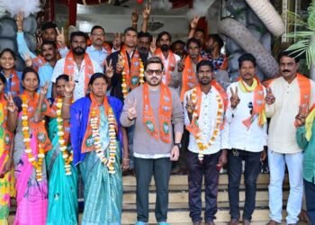 राजे अम्ब्रिशराव आत्राम यांच्या नेतृत्वाखाली अहेरी विधानसभा क्षेत्रात 4 ग्रामपंचायतीत भाजपाचा दणदणीत विजय.