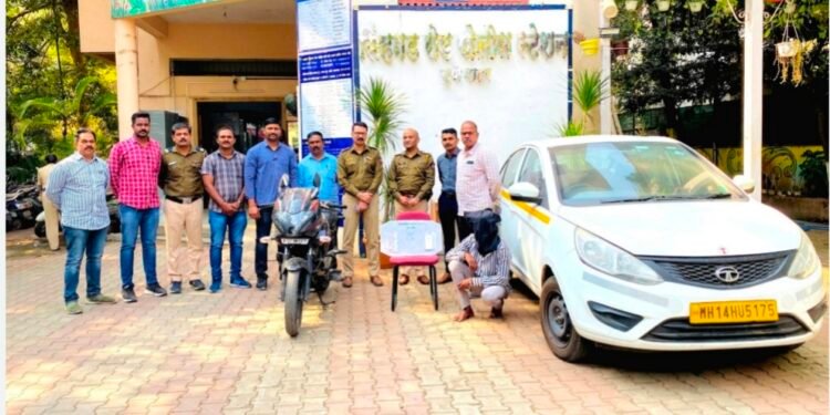 कॅब मधुन प्रवास करणा-या जेष्ठ नागरीकास जबरदस्तीने लुटणा-या आरोपीस सिंहगडरोड पोलीसांनी केले जेरबंद