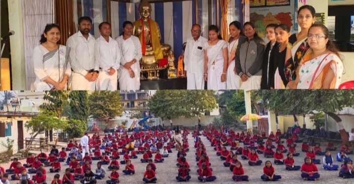 सर्वसमावेशक डॉ. बाबासाहेब आंबेडकर यांना महापरिनिर्वाण दिनानिमित्त ज्ञानप्रभात शाळेतर्फे विनम्र अभिवादन.