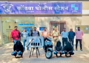 दरोडा टाकणारे तडीपार आरोपींना कोंढवा पोलिसानंकडूनअटक…