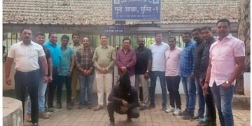 आठ दिवसा पुर्वी बोपदेव घाटात डोक्यात दगड घालुन खुन करुन कोणालाही माहित नसलेला खुनाचा गुन्हा उघड करून खुन करणा-या इसमास गुन्हे शाखेकडून अटक