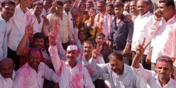 संगमनेर ग्रामपंचायत निवडणुक 20 पैकी काँग्रेसचे 12 तर भाजपा 8 सरपंच उमेदवार विजयी.