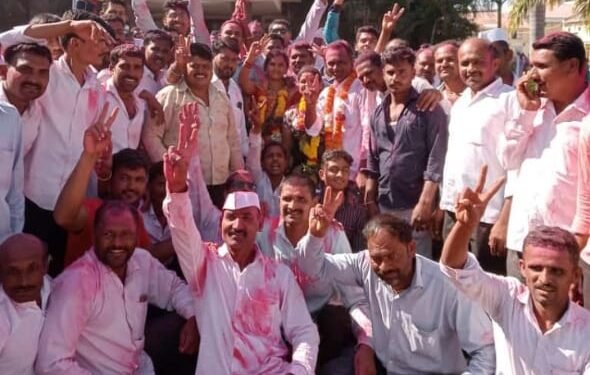 संगमनेर ग्रामपंचायत निवडणुक 20 पैकी काँग्रेसचे 12 तर भाजपा 8 सरपंच उमेदवार विजयी.