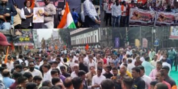 महापुरुषांबद्दल अवमानकारक वक्तव्याच्या निषेधात पुण्यात निघाला भव्य मोर्चा! लक्षणीय नागरिकांनी उपस्थिती.