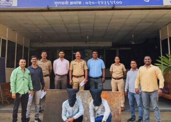 बिल्डींगचे बांधकामाच्या लोखंडी प्लेटा चोरी करणारे टोळीचा भारती विद्यापीठ पोलीसांकडुन पर्दाफाश