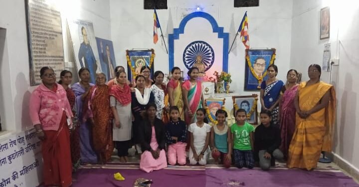 हिंगणघाट येथील सिध्दार्थ नगर येथील बुद्ध विहारात क्रांती ज्योती सावित्रीबाई फुले जयंती साजरी.