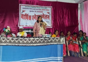 विध्यार्थ्यांमधील सुप्त गुणांना वाव देण्याची गरज, मुलचेरात वार्षिक स्नेहसंमेलन कार्यक्रमाचे उदघाटन प्रसंगी भाग्यश्री आत्राम यांचे प्रतिपादन.