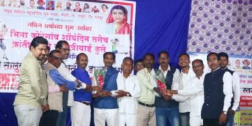 संबुद्ध पंचशील युवा मंडळ व रमाई महिला मंडळ गोवरी कडून तक्षशिला बुध्द विहार येथे एकलनृत्य स्पर्धेचे बक्षीस वितरण संपन्न.