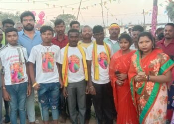 बोनालू उत्सवात माजी जि. प अध्यक्ष  भाग्यश्रीताई आत्राम यांची उपस्थिती.