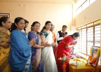 एस एस एम एम महाविद्यालय पाचोरा येथे राजमाता माॅसाहेब जिजाऊ जयंती उत्सहात संपन्न.