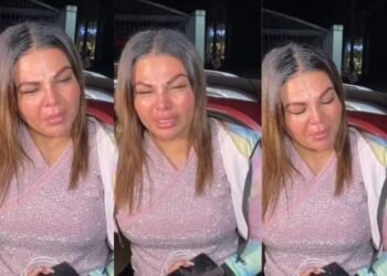 माझं लग्न तर झालं आहे, मात्र तो नकार देत आहे. माझ्या आईला समजल्यावर तिचं काय..’, अन भररस्त्यात ढसाढसा रडू लागली राखी सावंत.