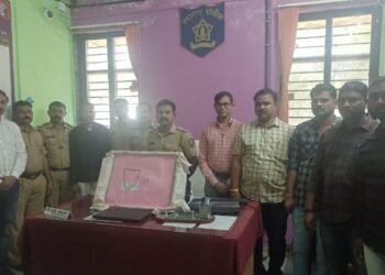 पिंपळगाव येथे 75 वर्षीय महिलेच्या घरात घुसून जबरदस्तीने दागिन्यांची चोरी, आरोपीला पोलिसांनी ठोकल्या बेड्या.