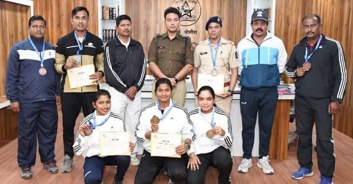 33वी महाराष्ट्र राज्य पोलीस क्रीडा स्पर्धा 2022; वर्धा जिल्हा पोलीस दलातील खेळाडूंनी स्पर्धेमध्ये पटकावले घवघवीत यश.
