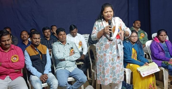 जिमलगट्टा येथे तीन अंकी नाट्यप्रयोग; नाट्यप्रयोग यशस्वी होण्यासाठी प्रत्येकाची भूमिका महत्वाची: भाग्यश्रीताई आत्राम