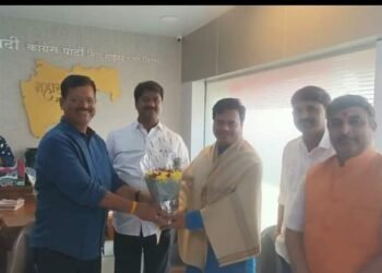 कोकण शिक्षक मतदारसंघ निवडणुक महाविकास आघाडीचे उमेदवार आमदार बाळाराम पाटील यांच्या प्रचारासाठी बैठक संपन्न.