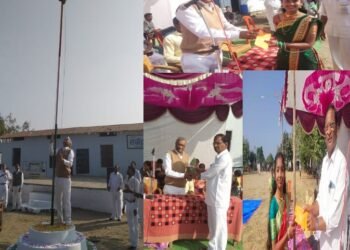 राजेंद्र विद्यालय भोयगांव येथे प्रजासत्ताक दिन मोठ्या उत्साहपूर्ण वातावरणात साजरा.