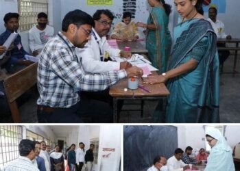 विधान परिषद शिक्षक मतदारसंघ निवडणूक वर्धा जिल्ह्यात 86 टक्के मतदारांनी बजावला मतदानाचा हक्क.