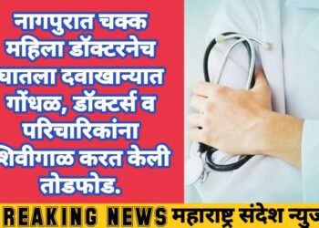 नागपुरात चक्क महिला डॉक्टरनेच घातला दवाखान्यात गोंधळ, डॉक्टर्स व परिचारिकांना शिवीगाळ करत केली तोडफोड.