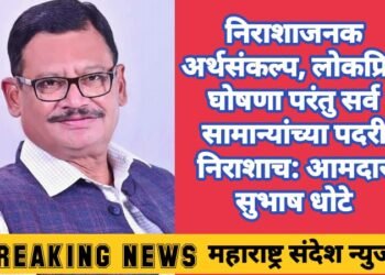 निराशाजनक अर्थसंकल्प, लोकप्रिय घोषणा परंतु सर्व सामान्यांच्या पदरी निराशाच: आमदार सुभाष धोटे