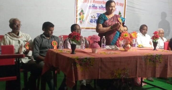 वंदनीय राष्ट्रसंत तुकडोजी महाराज विद्यालयात वार्षिक स्नेह संमेलन उत्सव कला गुनांचा संपन्न..