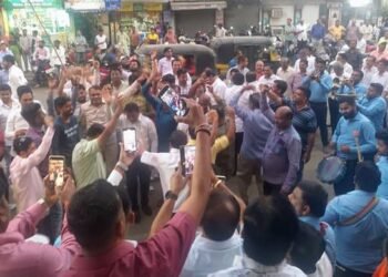 कोकण विभाग शिक्षक मतदारसंघ निवडणुक, ज्ञानेश्वर म्हात्रे विजय पनवेल भाजपच्यावतीने  जल्लोष.